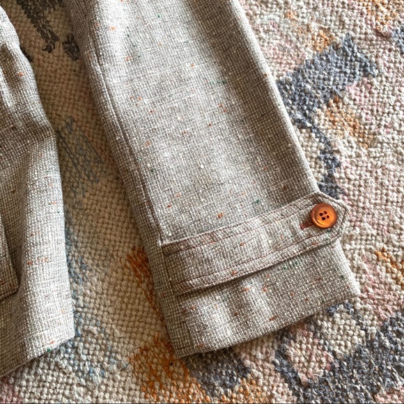 Sold!Albert Capraro Vintage Tweet and Suede Jacket - Picture 5 of 11